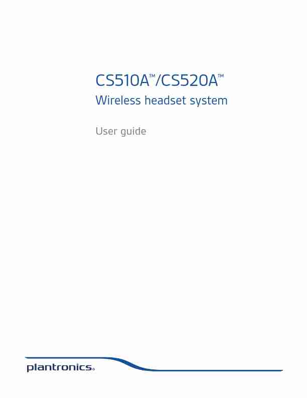 Plantronics Wireless Office Headset CS520A-page_pdf